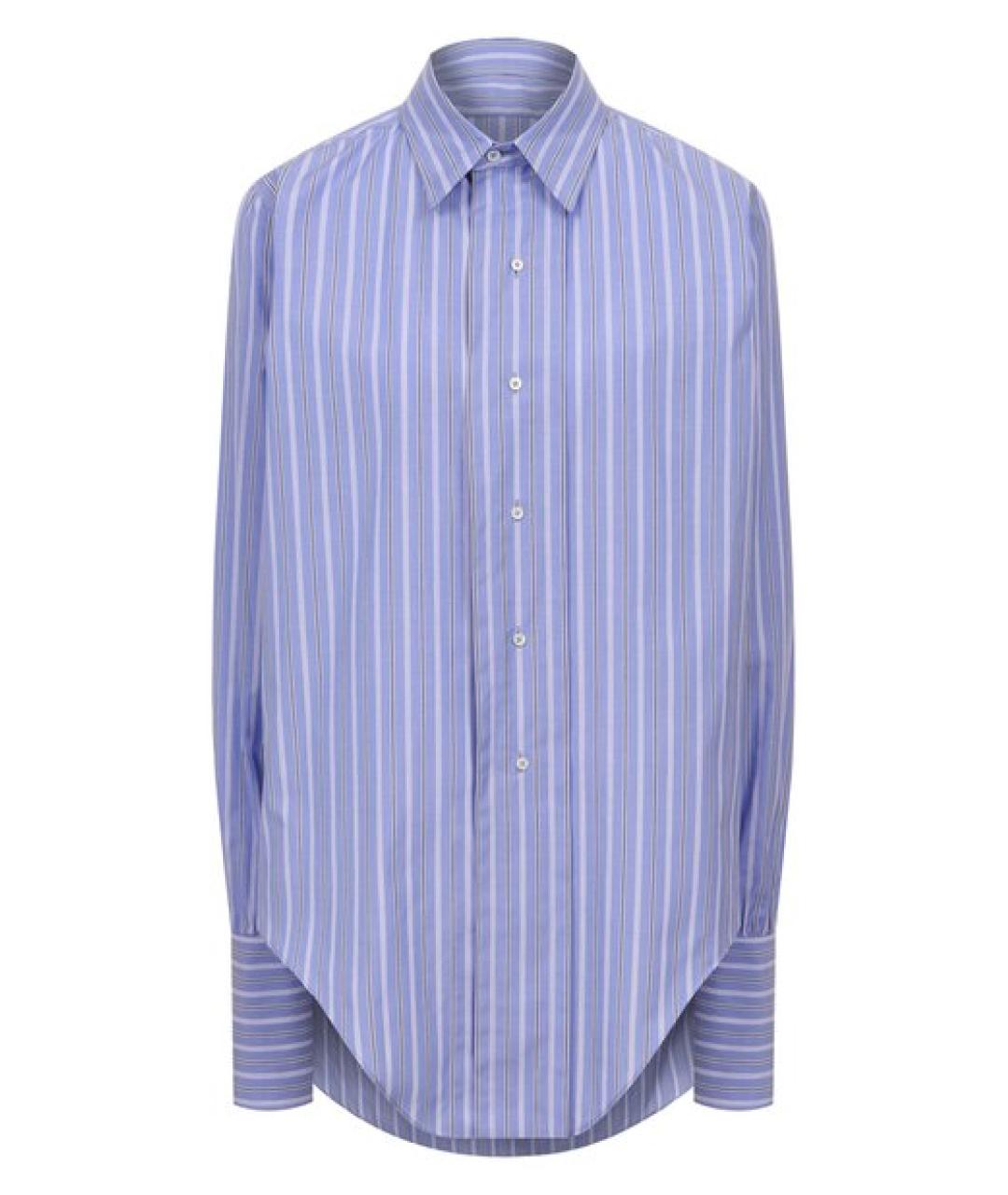 MAISON MARGIELA Синяя хлопковая рубашка, фото 1