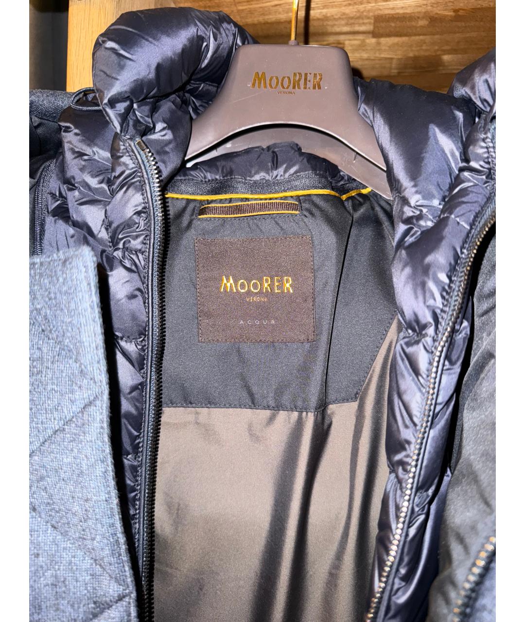 MOORER Антрацитовая шерстяная куртка, фото 2