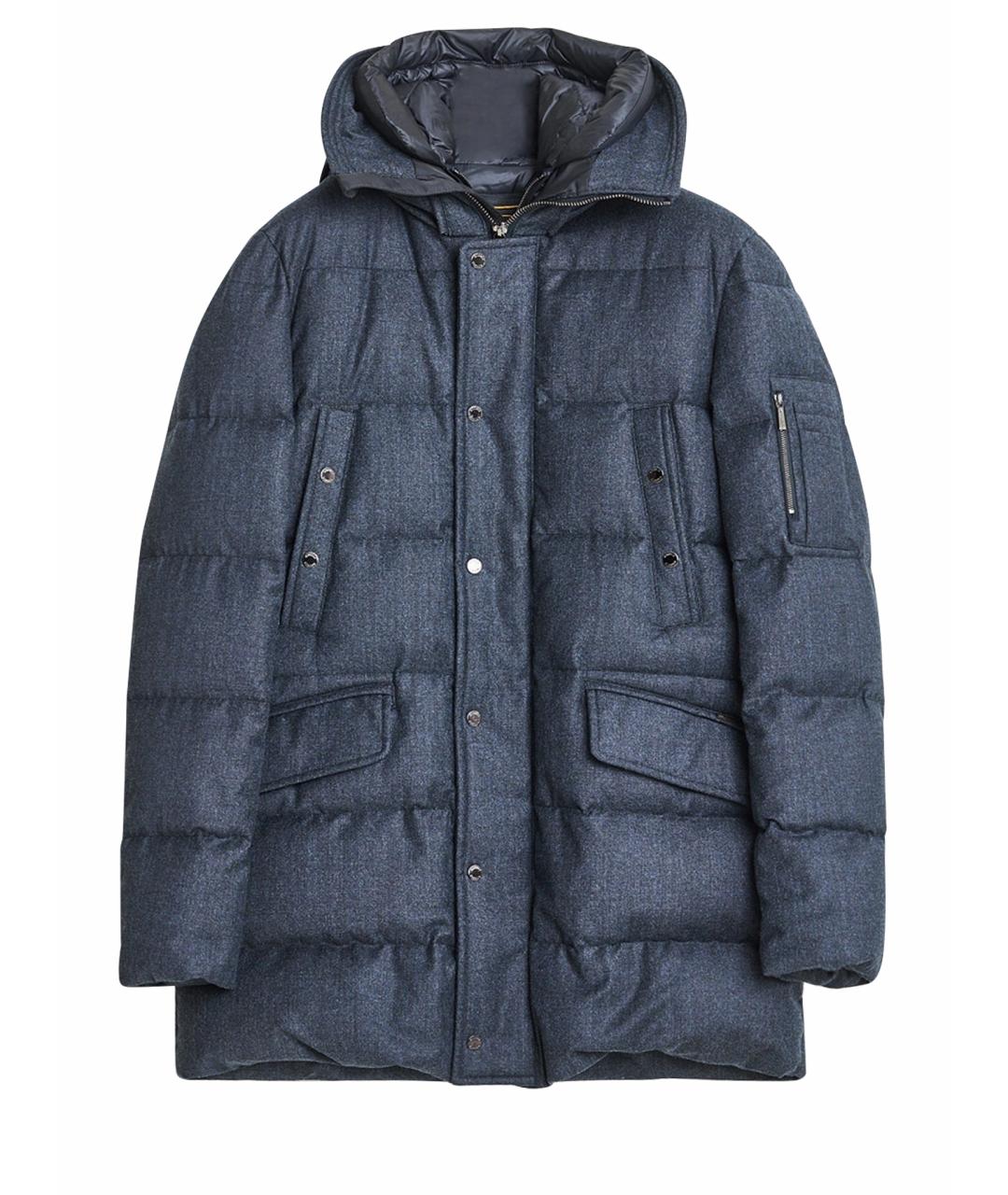 MOORER Антрацитовая шерстяная куртка, фото 1