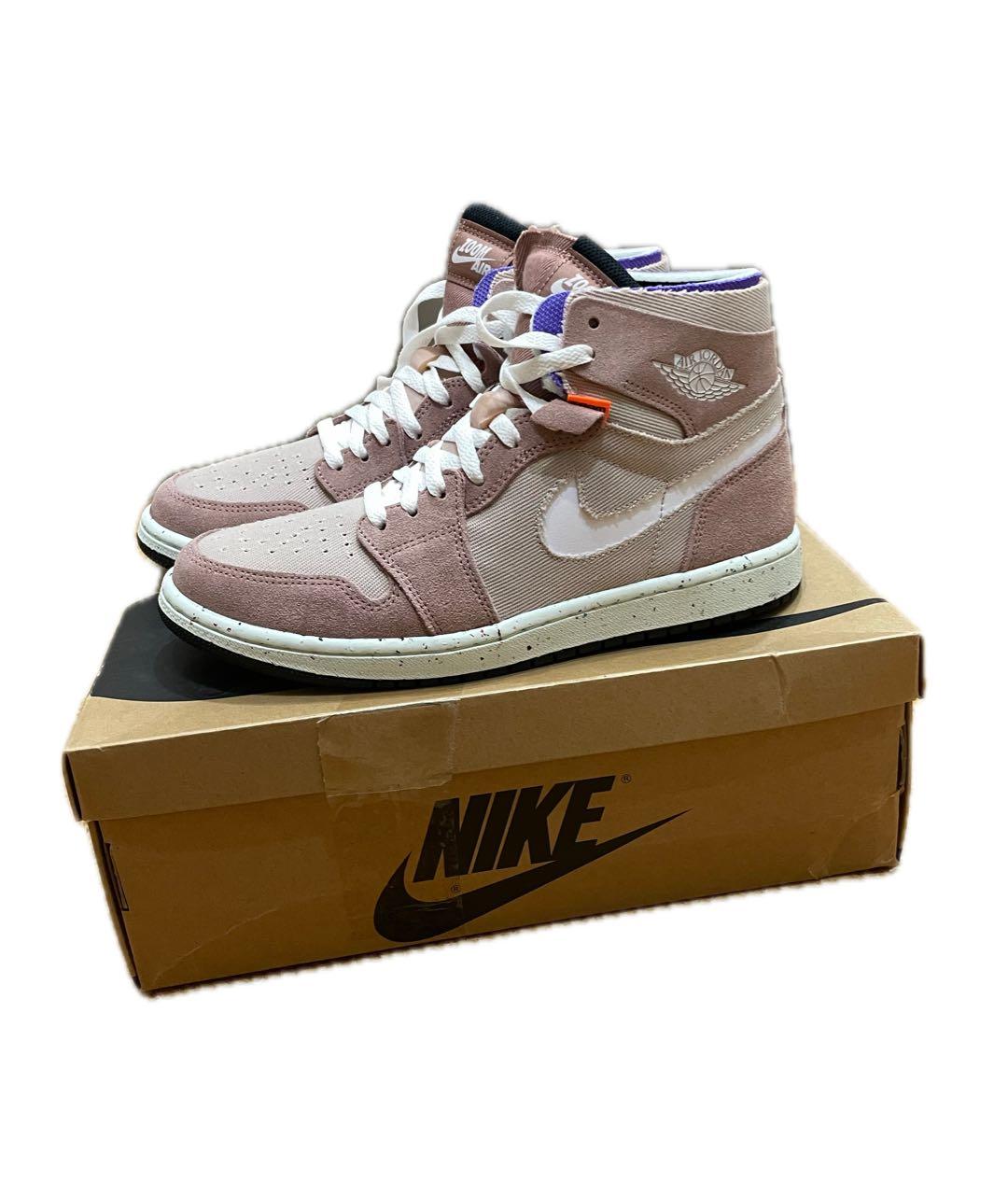 JORDAN Розовые замшевые высокие кроссовки / кеды, фото 6