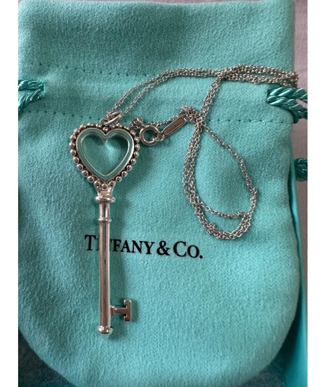 TIFFANY&CO Серебряная серебряная подвеска, фото 4