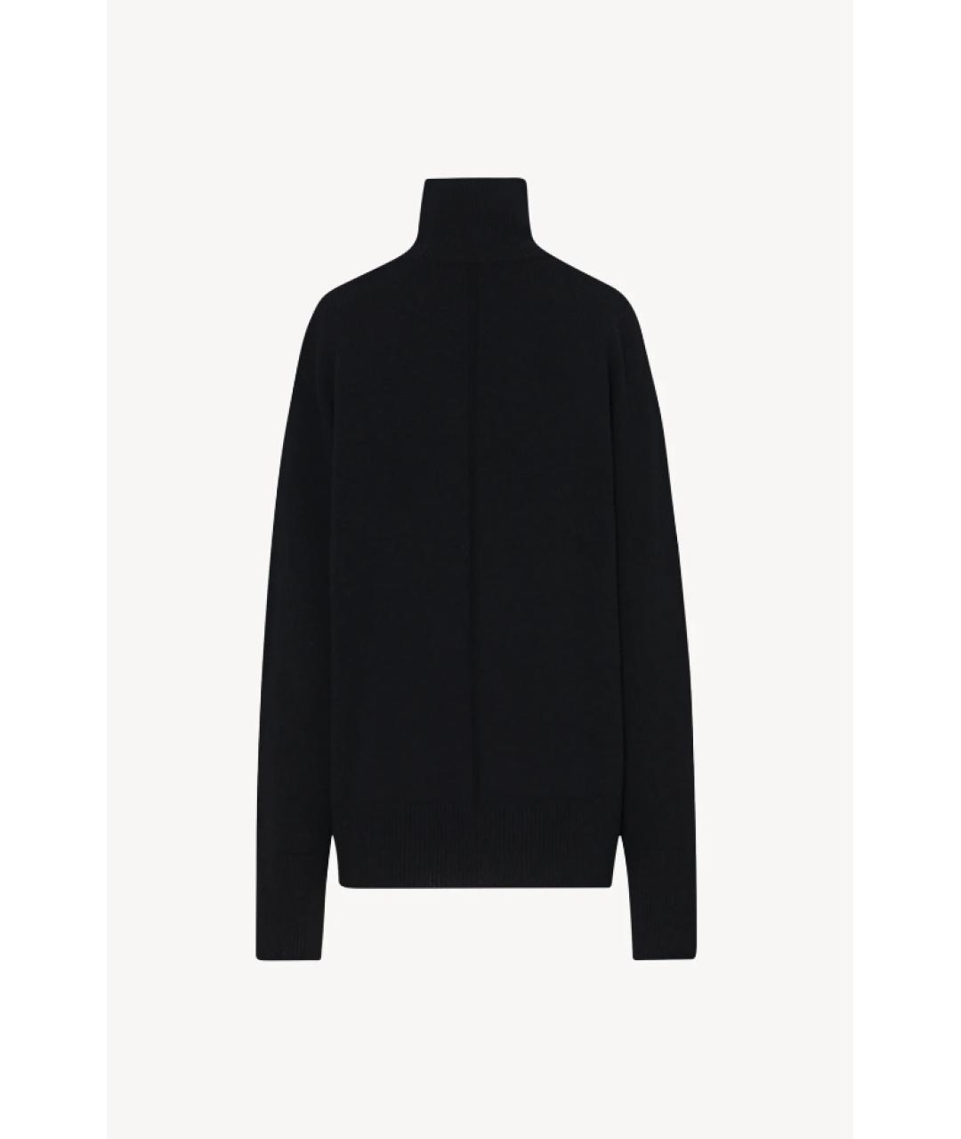 THE ROW Черная шерстяная водолазка, фото 2