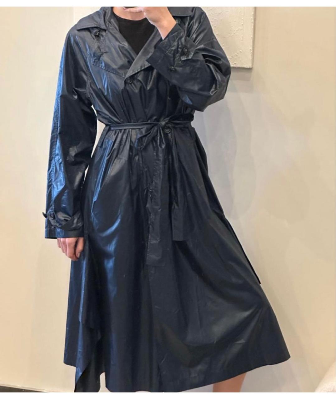 SPORT MAX CODE Темно-синий синтетический тренч/плащ, фото 6