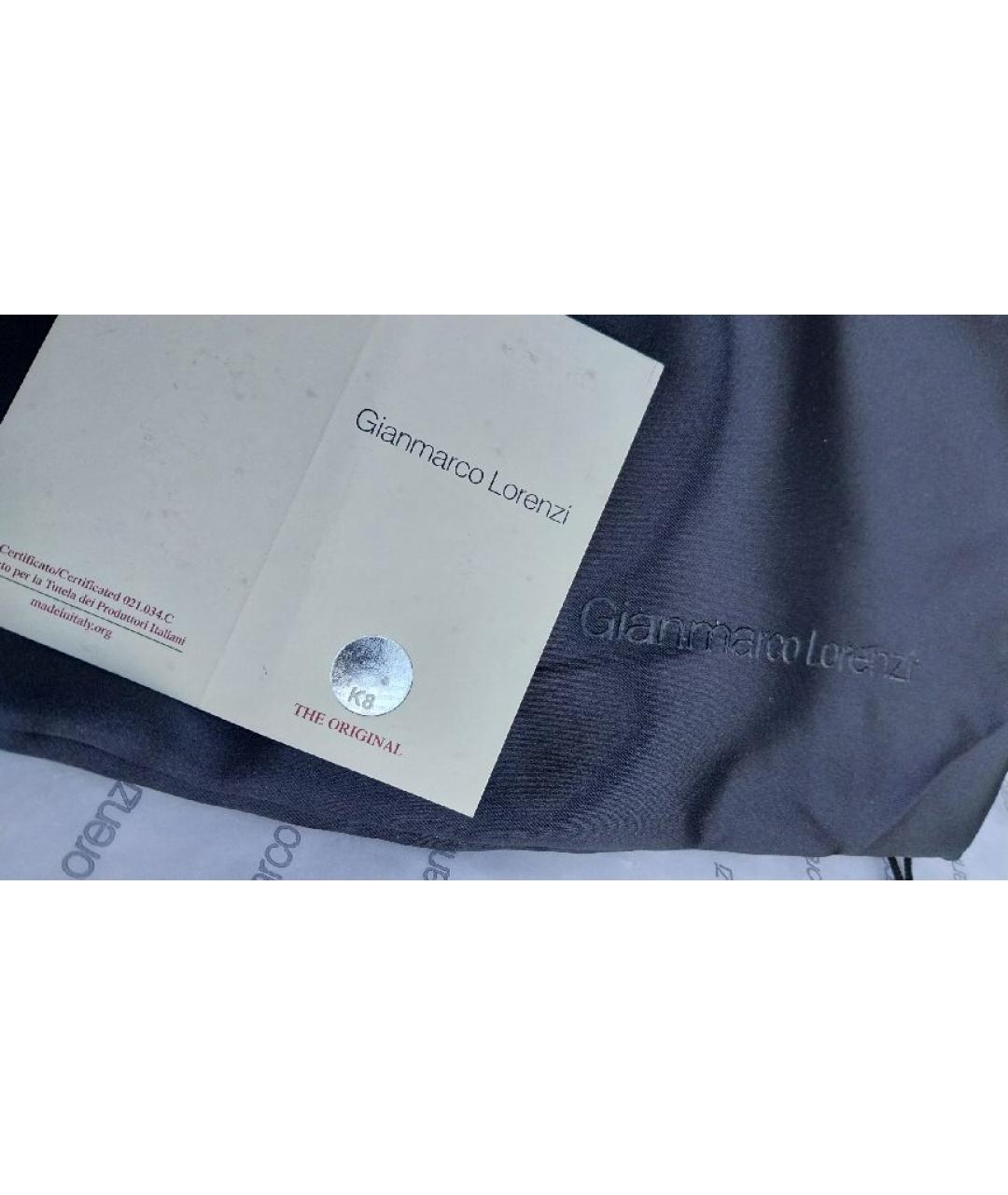 GIAN MARCO LORENZI Бордовые замшевые сапоги, фото 9