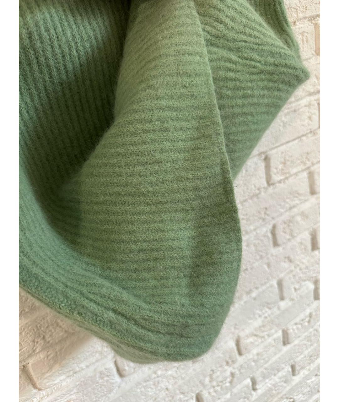ERMANNO SCERVINO Зеленая шерстяная жилетка, фото 5