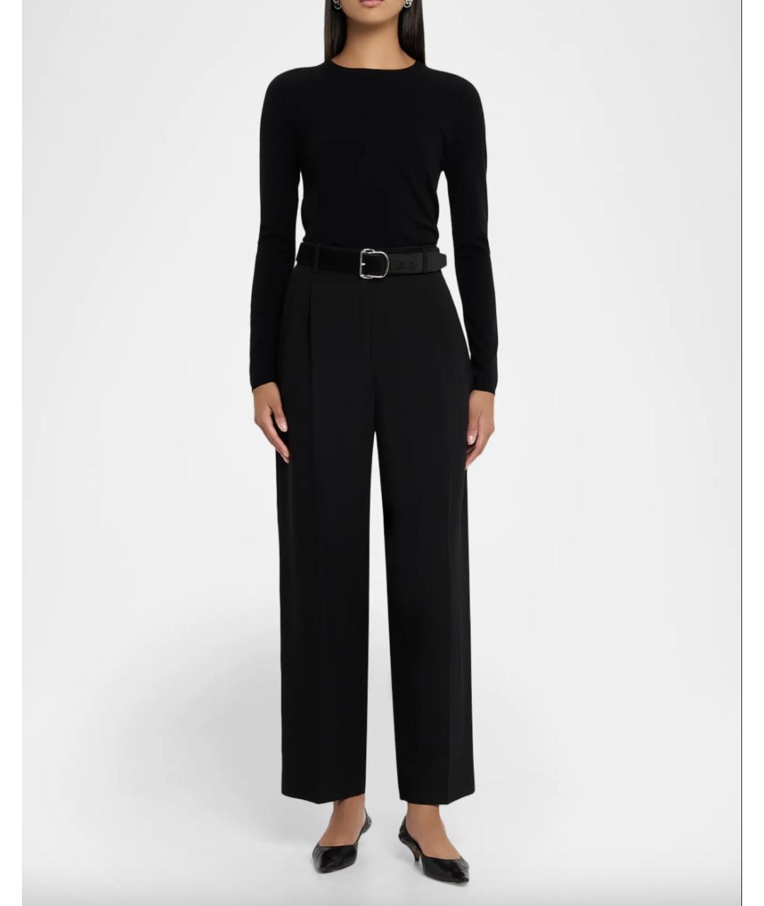 THE ROW Черный вискозный джемпер / свитер, фото 2