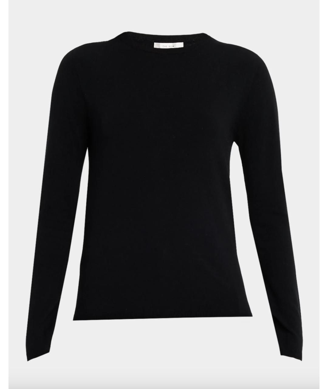 THE ROW Черный вискозный джемпер / свитер, фото 5