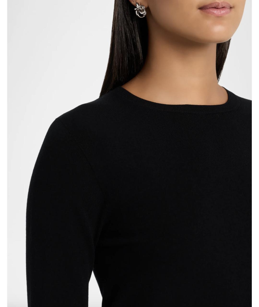 THE ROW Черный вискозный джемпер / свитер, фото 4