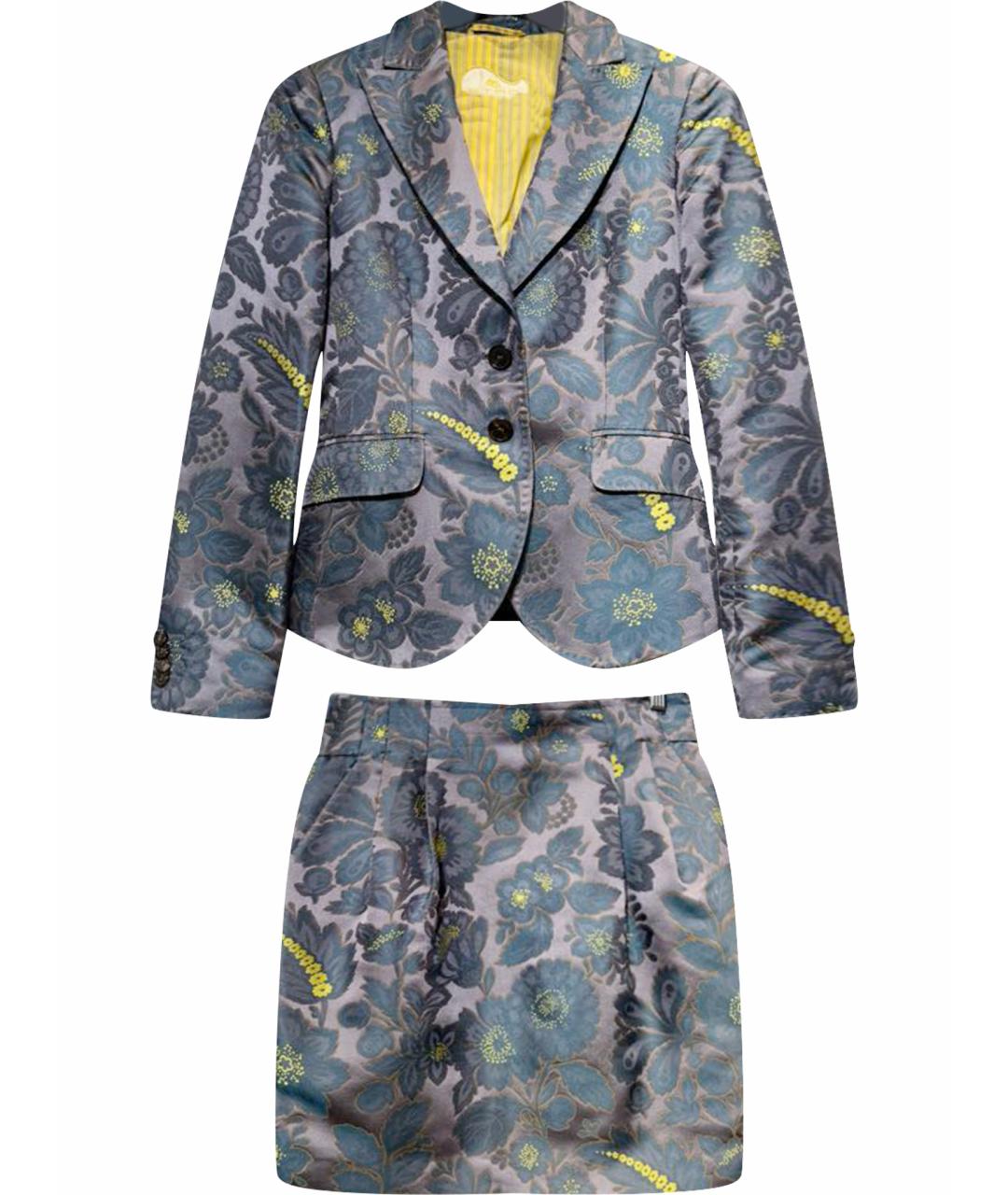 ETRO Мульти шелковый костюм с юбками, фото 1