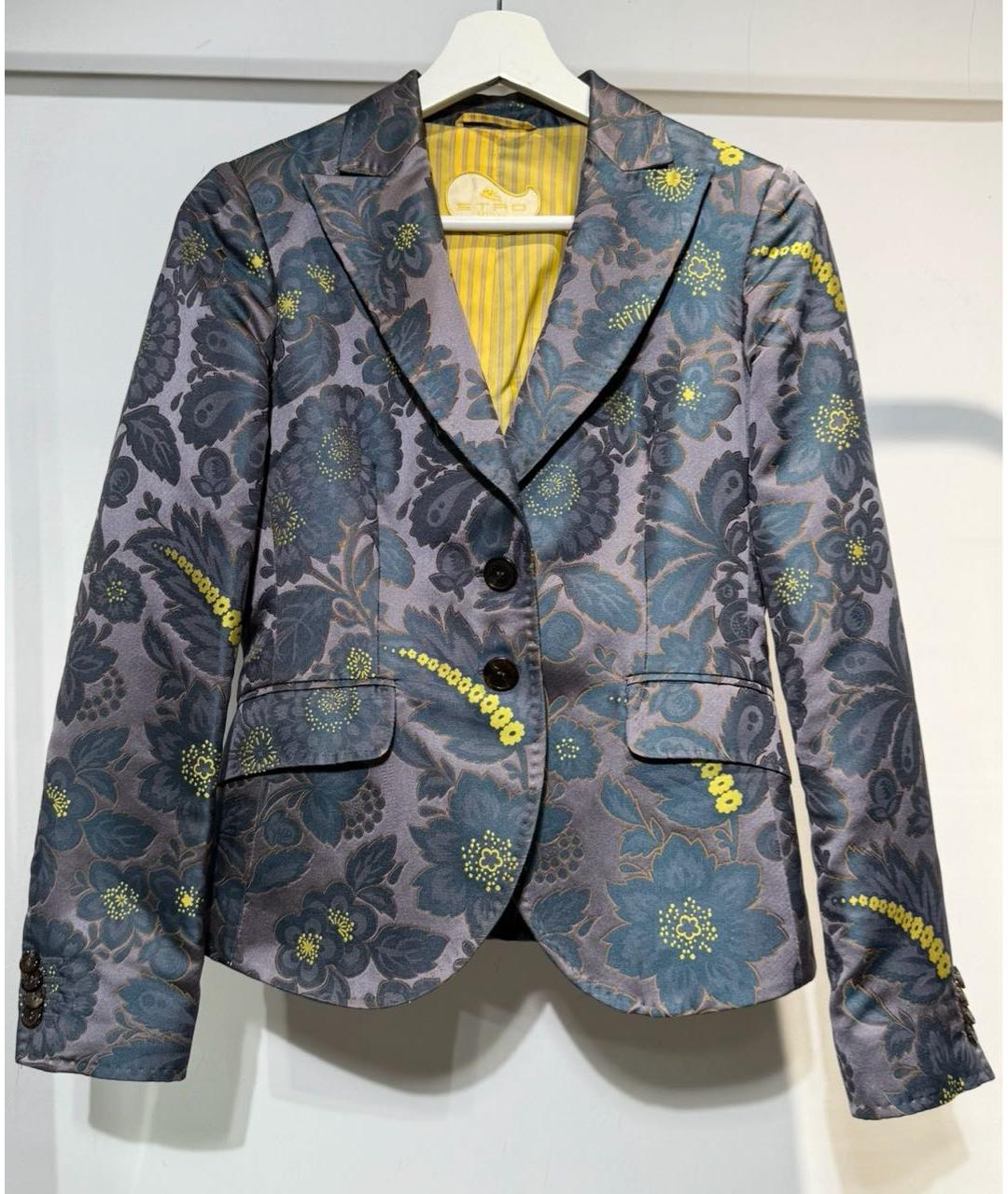 ETRO Мульти шелковый костюм с юбками, фото 4