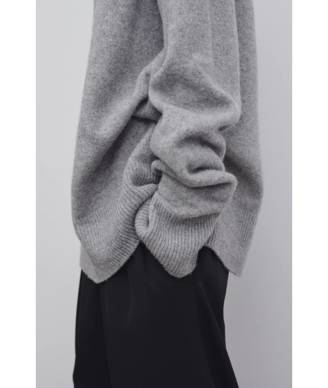THE ROW Серый шерстяной джемпер / свитер, фото 4