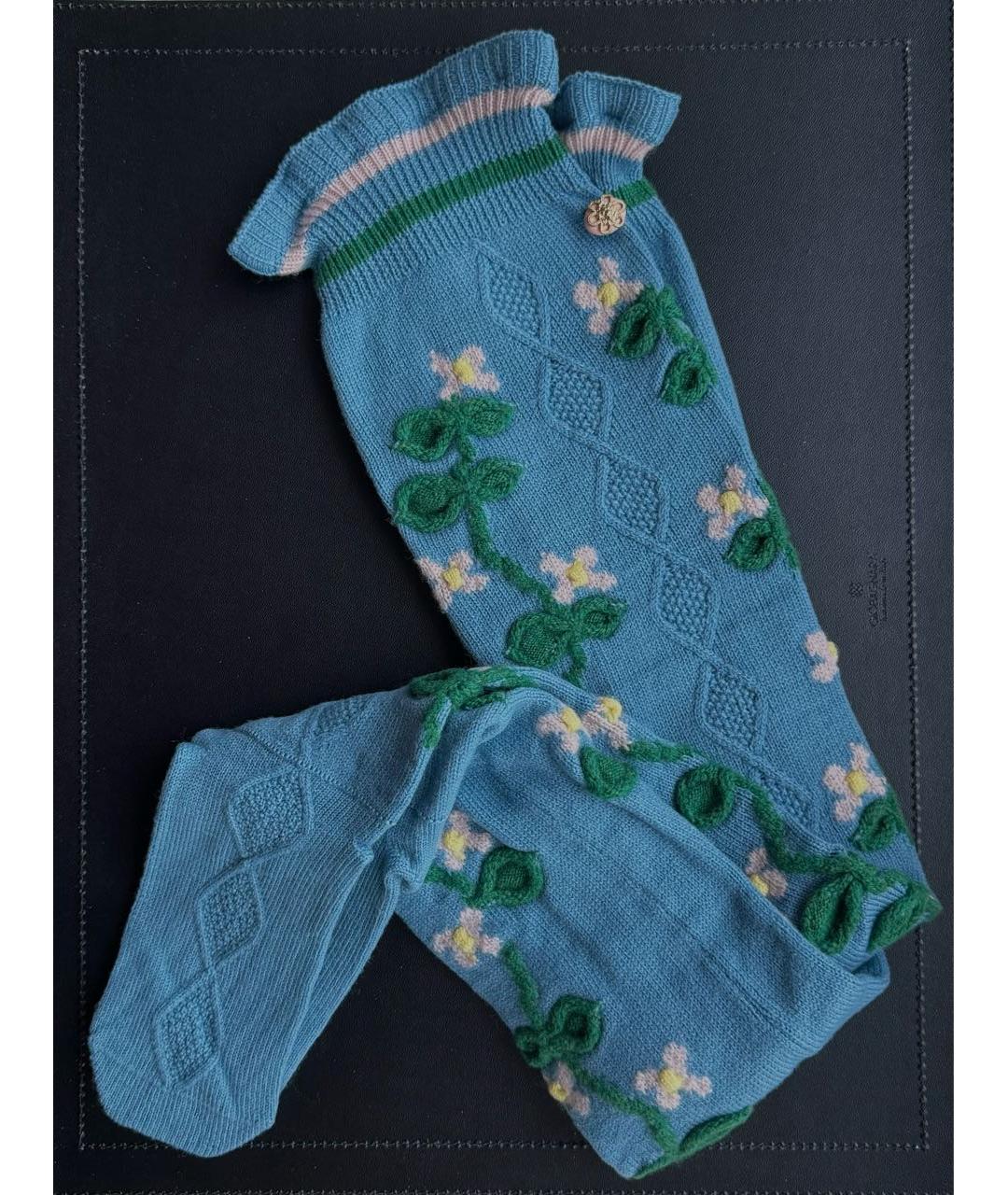 CHANEL Голубые носки, чулки и колготы, фото 2