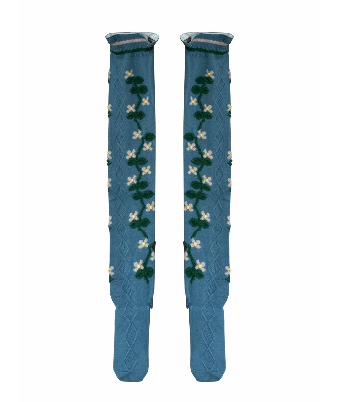 CHANEL Голубые носки, чулки и колготы, фото 1