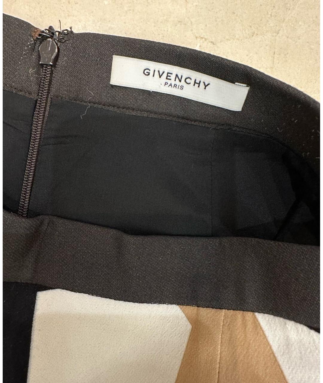 GIVENCHY Мульти вискозная юбка миди, фото 3
