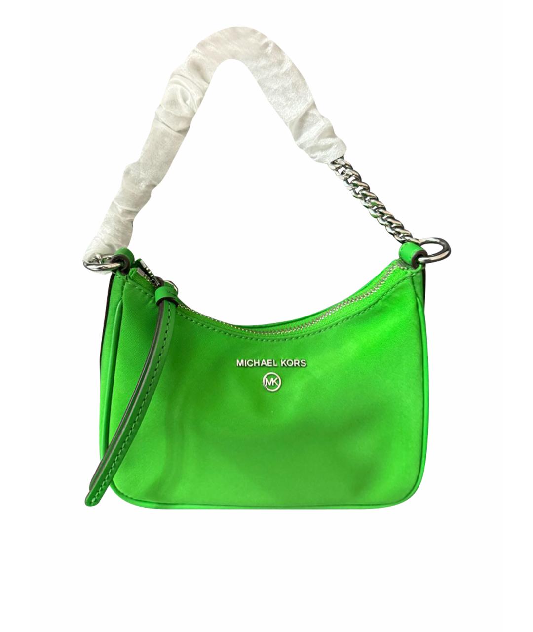 MICHAEL KORS Салатовая синтетическая сумка через плечо, фото 1