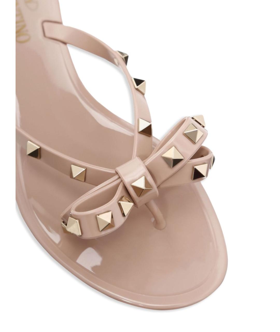 VALENTINO Розовые шлепанцы, фото 3