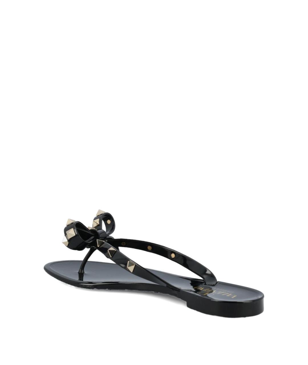VALENTINO Черные шлепанцы, фото 3