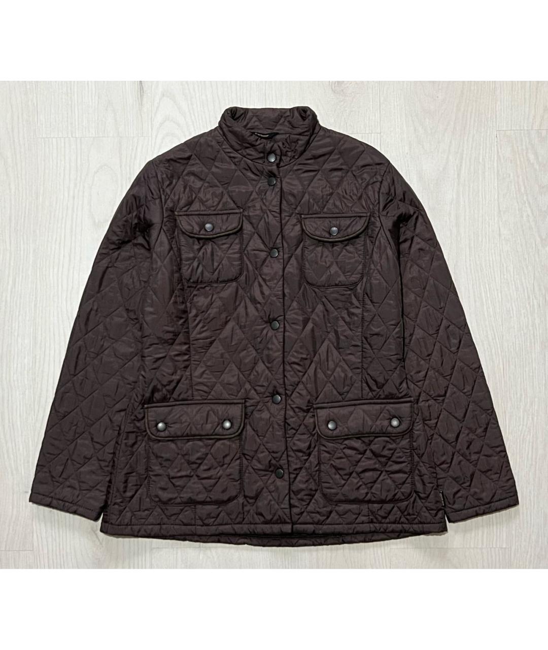 BARBOUR Коричневая полиэстеровая куртка, фото 8