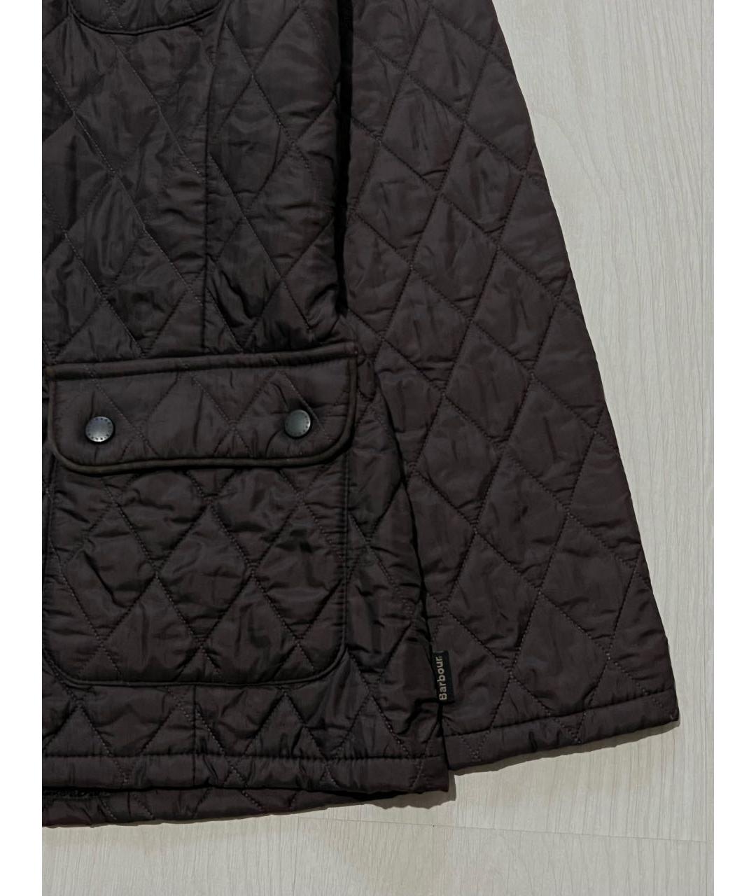 BARBOUR Коричневая полиэстеровая куртка, фото 6