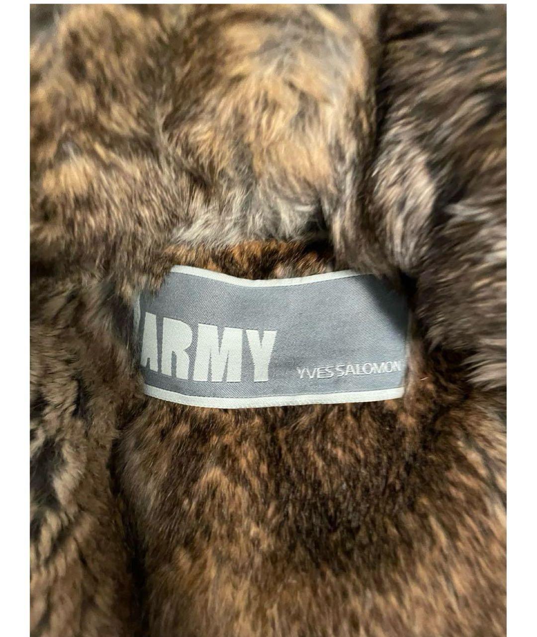 ARMY YVES SALOMON Черная парка, фото 6