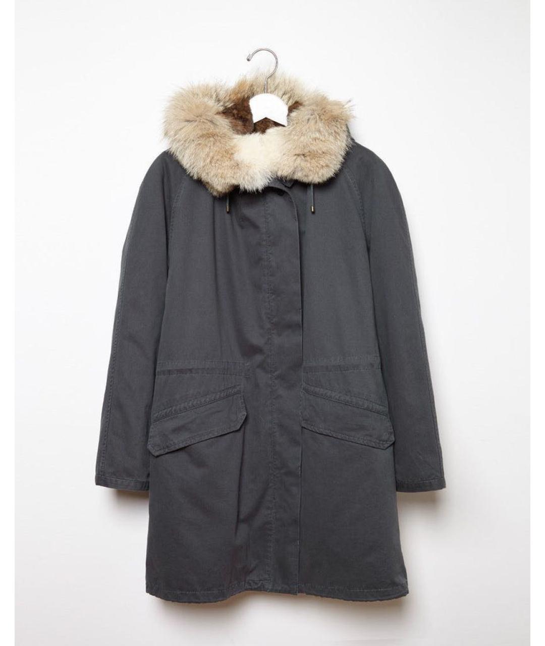 ARMY YVES SALOMON Черная парка, фото 5