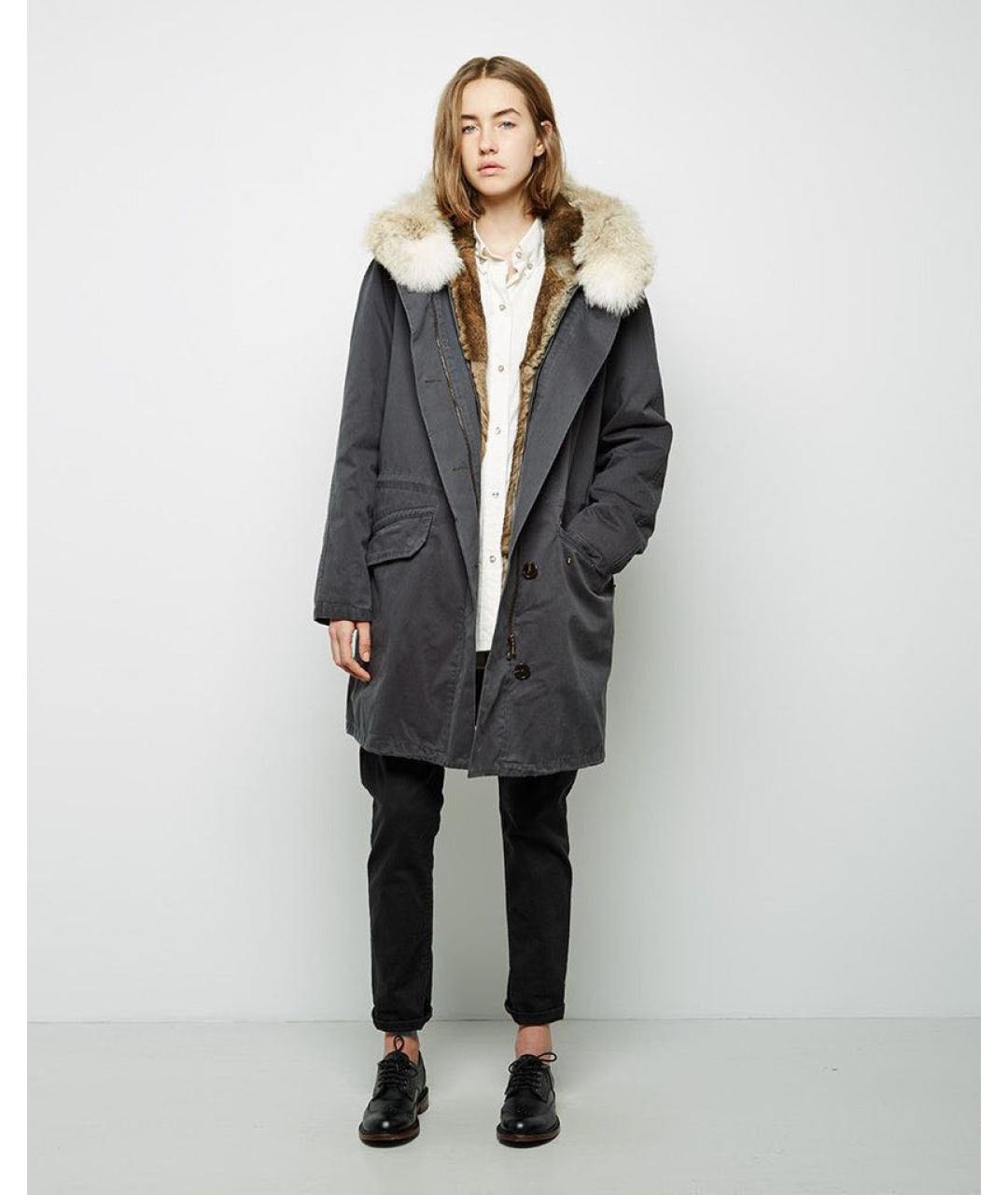 ARMY YVES SALOMON Черная парка, фото 4