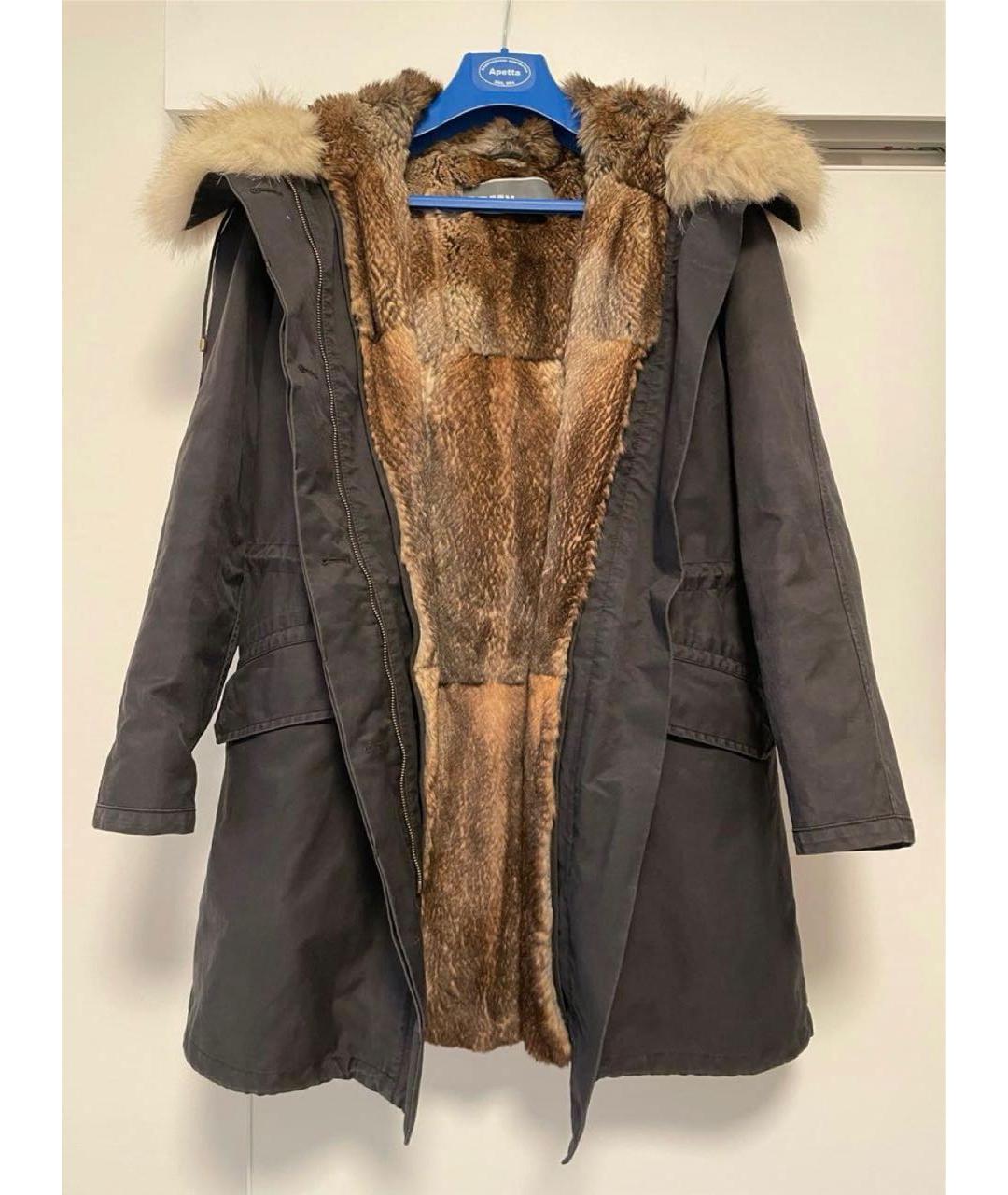 ARMY YVES SALOMON Черная парка, фото 2