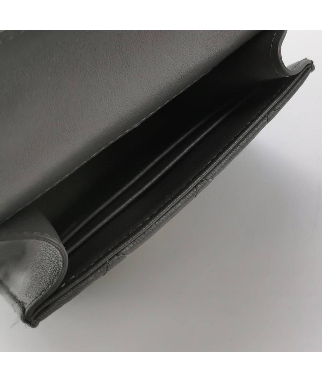 CHANEL Серая кожаная сумка через плечо, фото 5