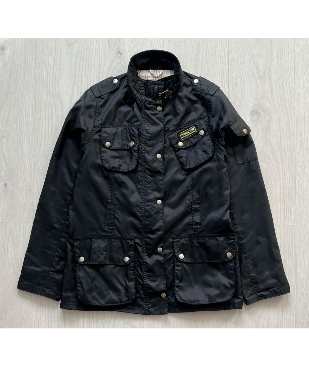BARBOUR Черная полиамидовая куртка, фото 8