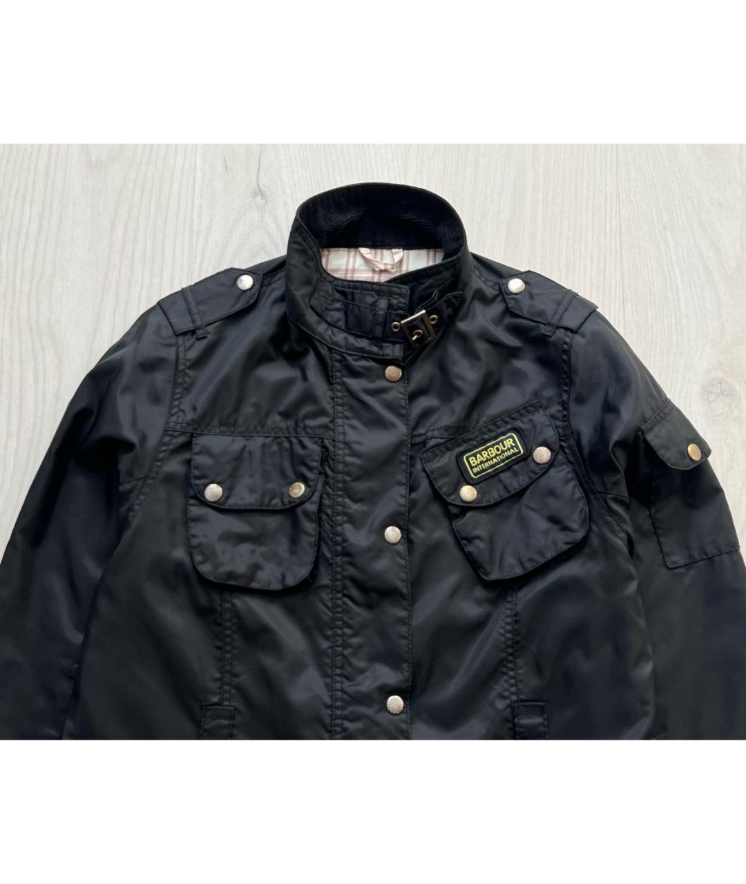 BARBOUR Черная полиамидовая куртка, фото 4