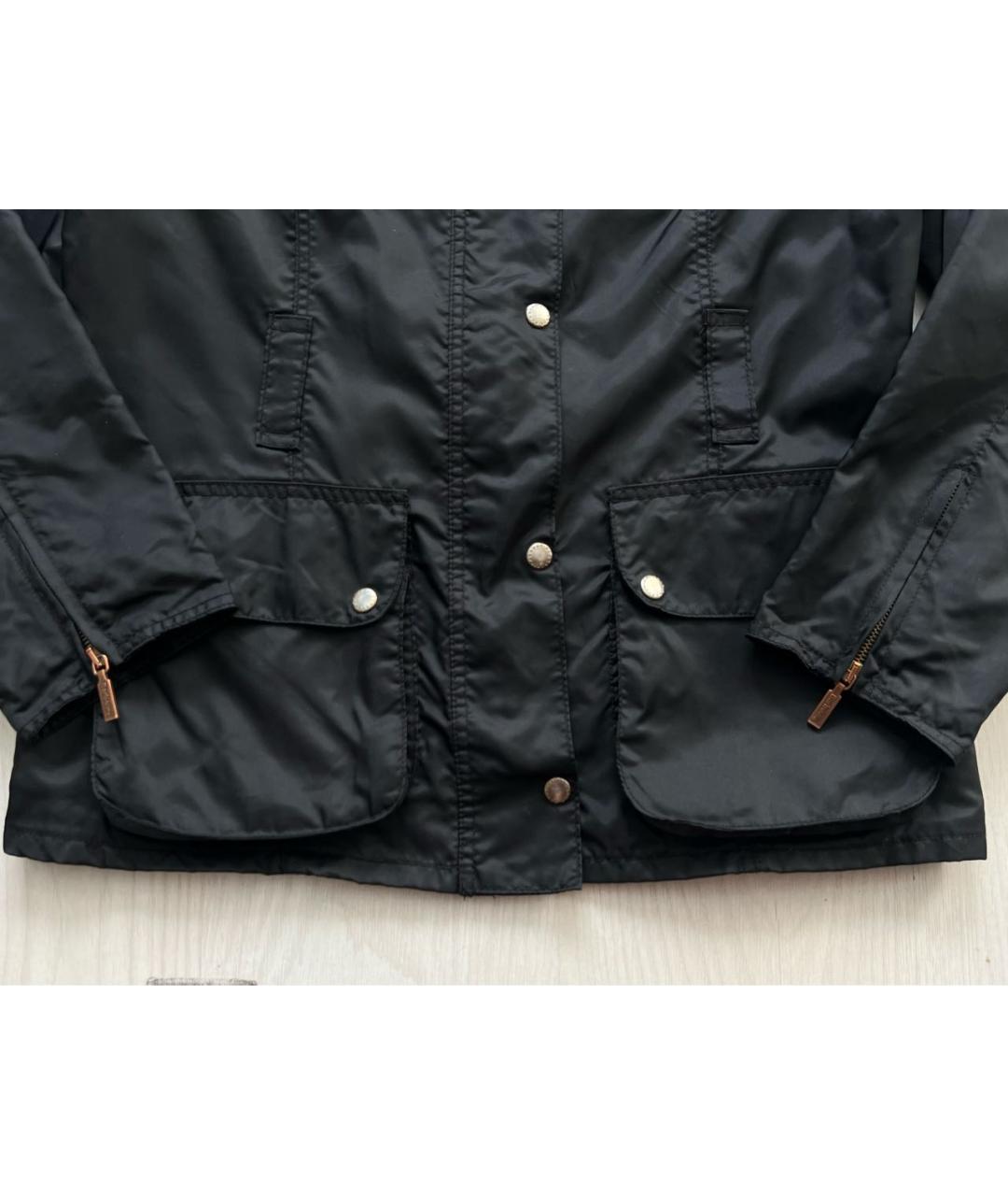BARBOUR Черная полиамидовая куртка, фото 5