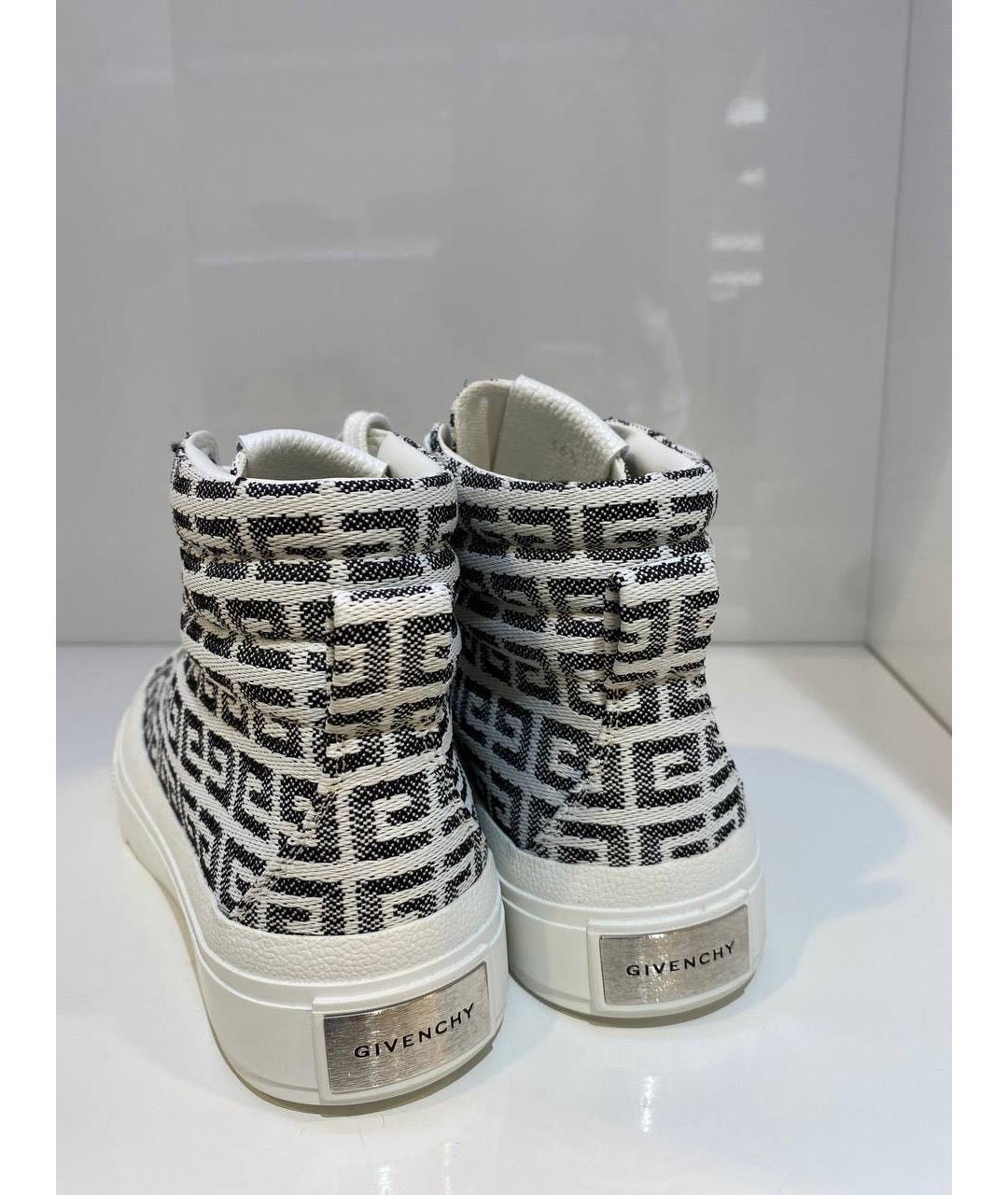 GIVENCHY Белые текстильные кеды, фото 3
