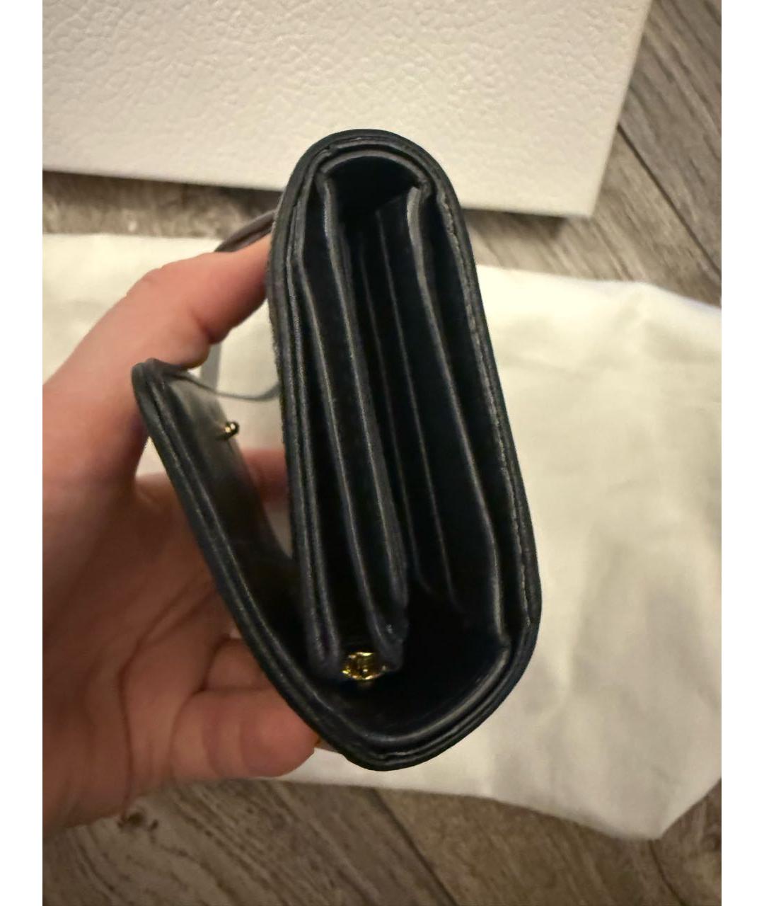 CHRISTIAN DIOR Темно-синий кошелек, фото 6