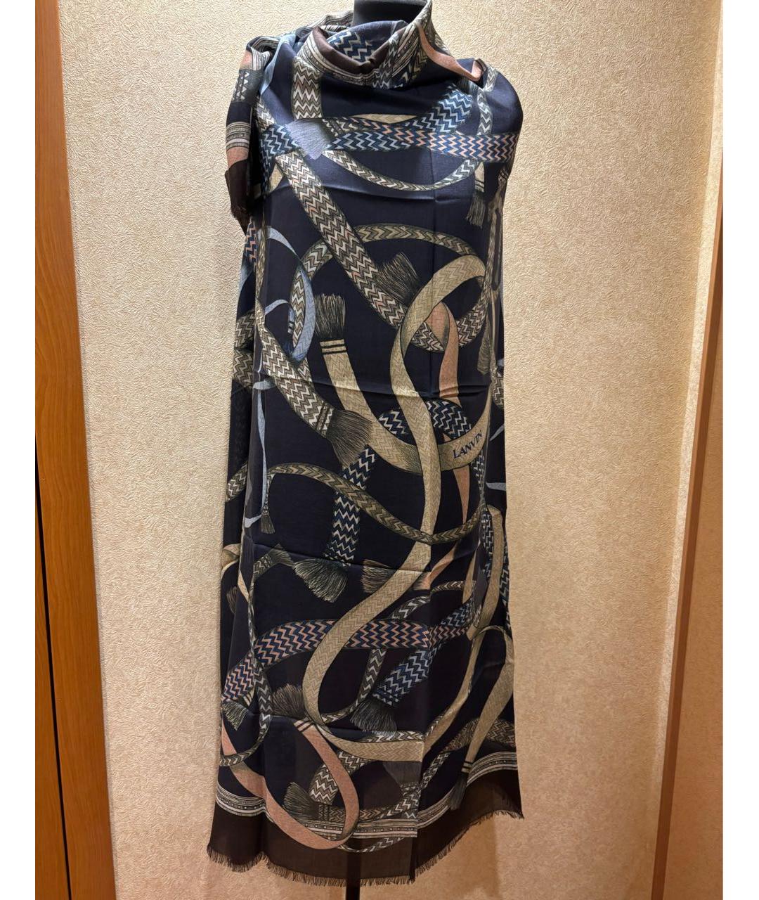 LANVIN Мульти кашемировый платок, фото 4