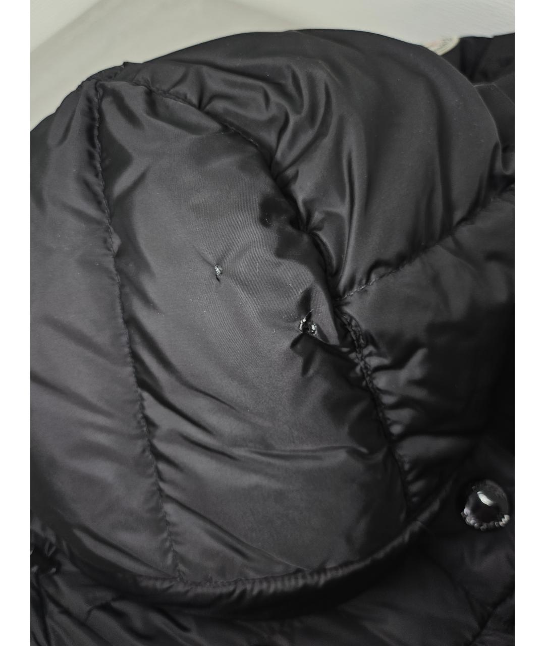 MONCLER Бежевый полиамидовый пуховик, фото 6