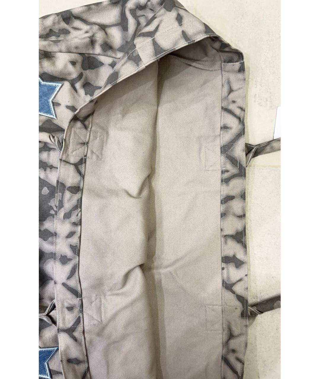 ALO YOGA Серая хлопковая сумка тоут, фото 4