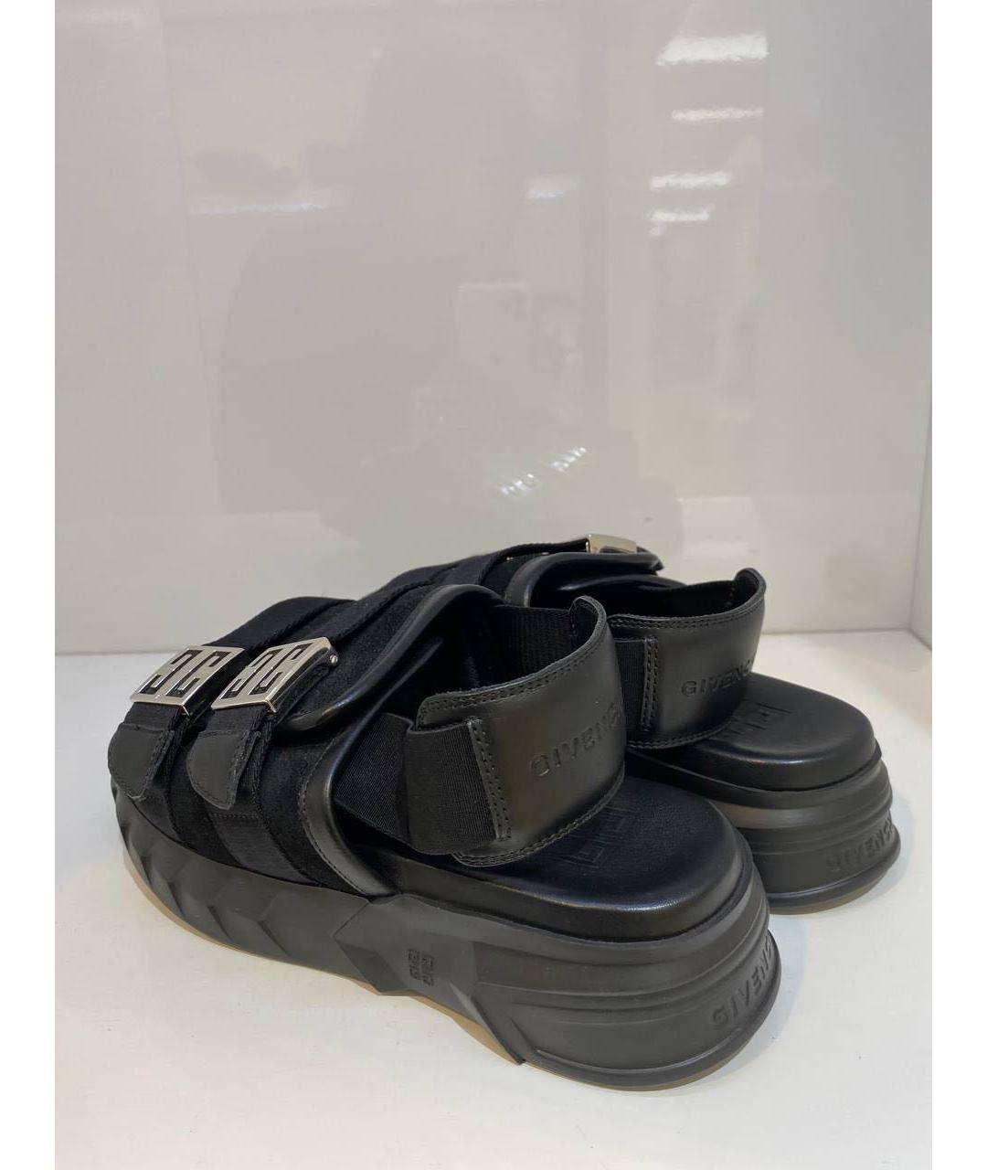 GIVENCHY Черные замшевые сабо, фото 3