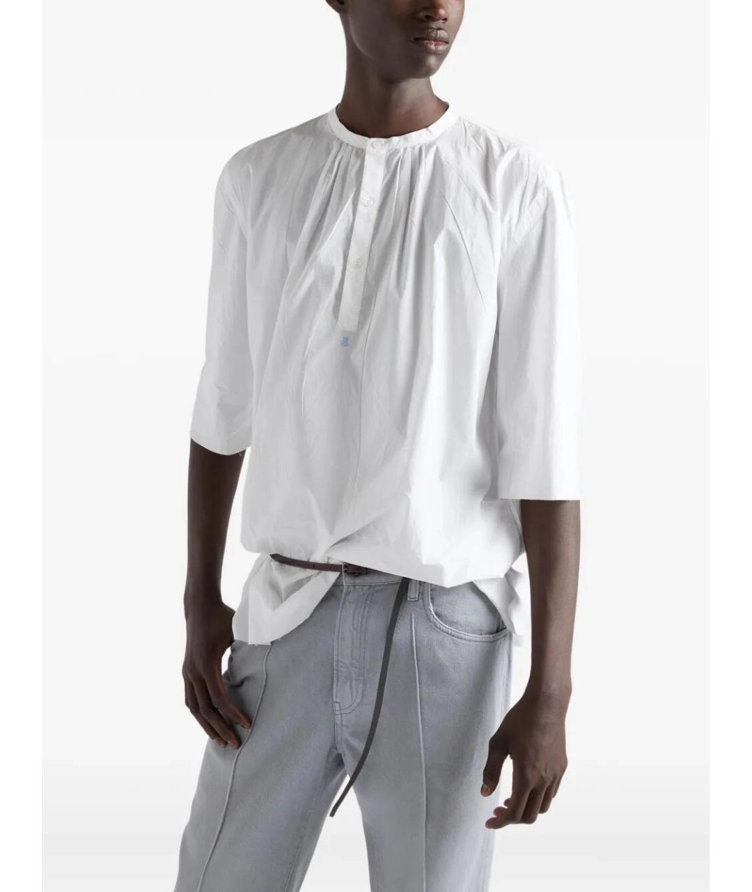 PRADA Белая хлопковая кэжуал рубашка, фото 3