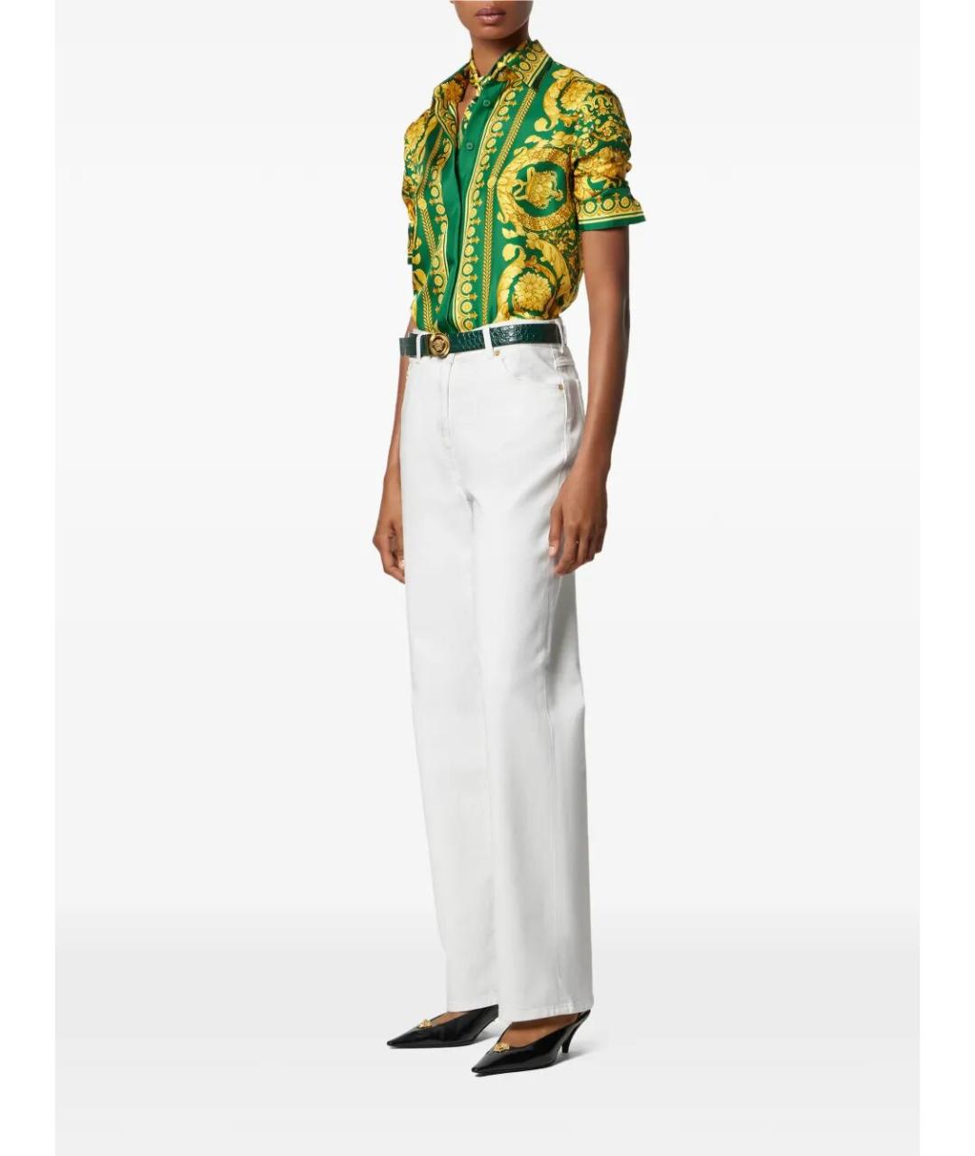 VERSACE Мульти шелковая рубашка, фото 2