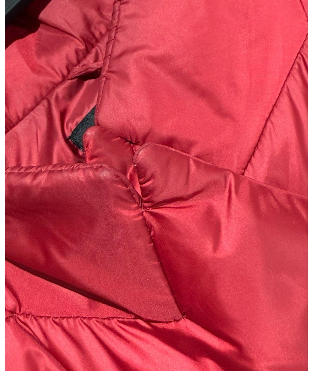 ERMANNO SCERVINO Бордовый полиэстеровый пуховик, фото 8