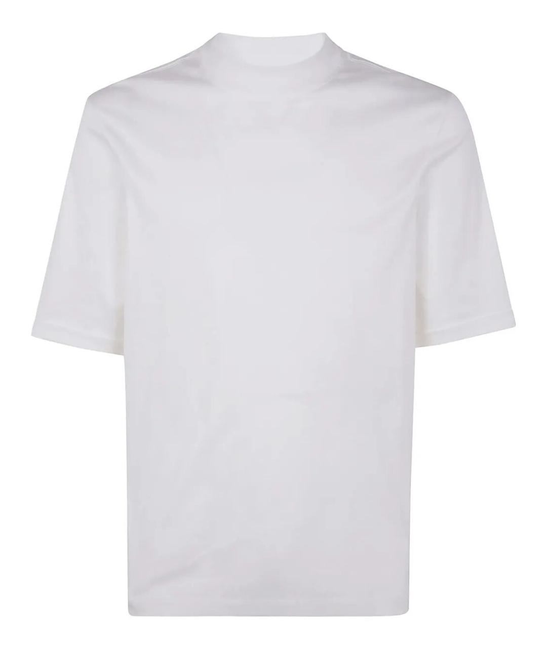 BRUNELLO CUCINELLI Белая хлопковая футболка, фото 1