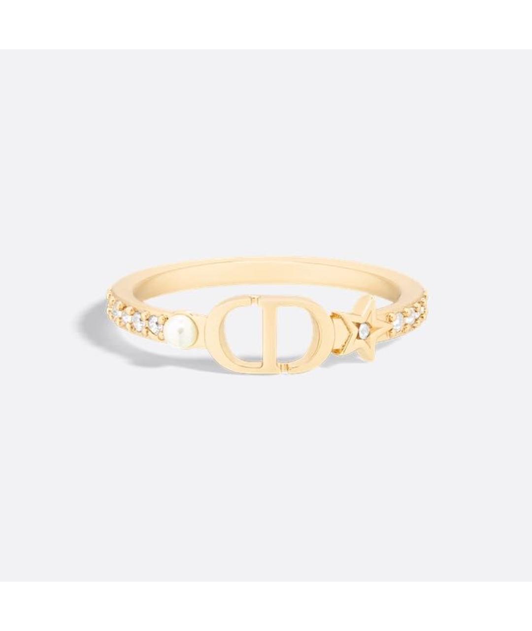 CHRISTIAN DIOR Золотое металлическое кольцо, фото 3