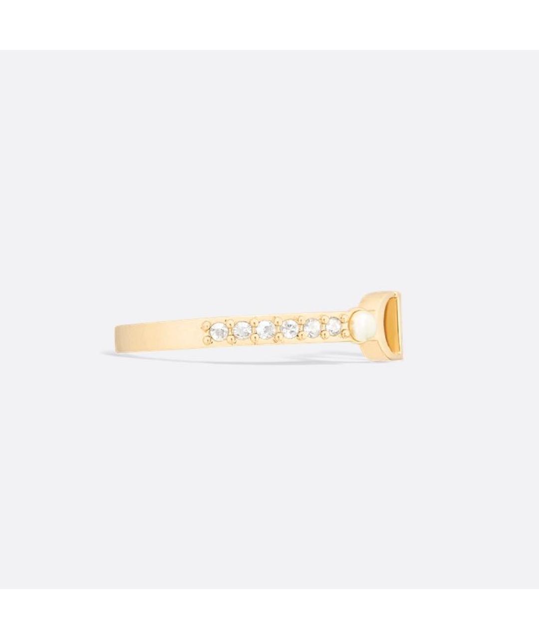 CHRISTIAN DIOR Золотое металлическое кольцо, фото 4