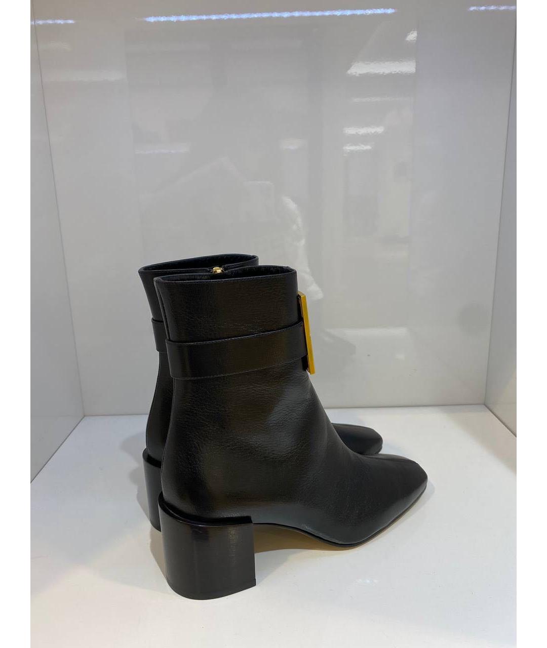 GIVENCHY Черные кожаные ботильоны, фото 3