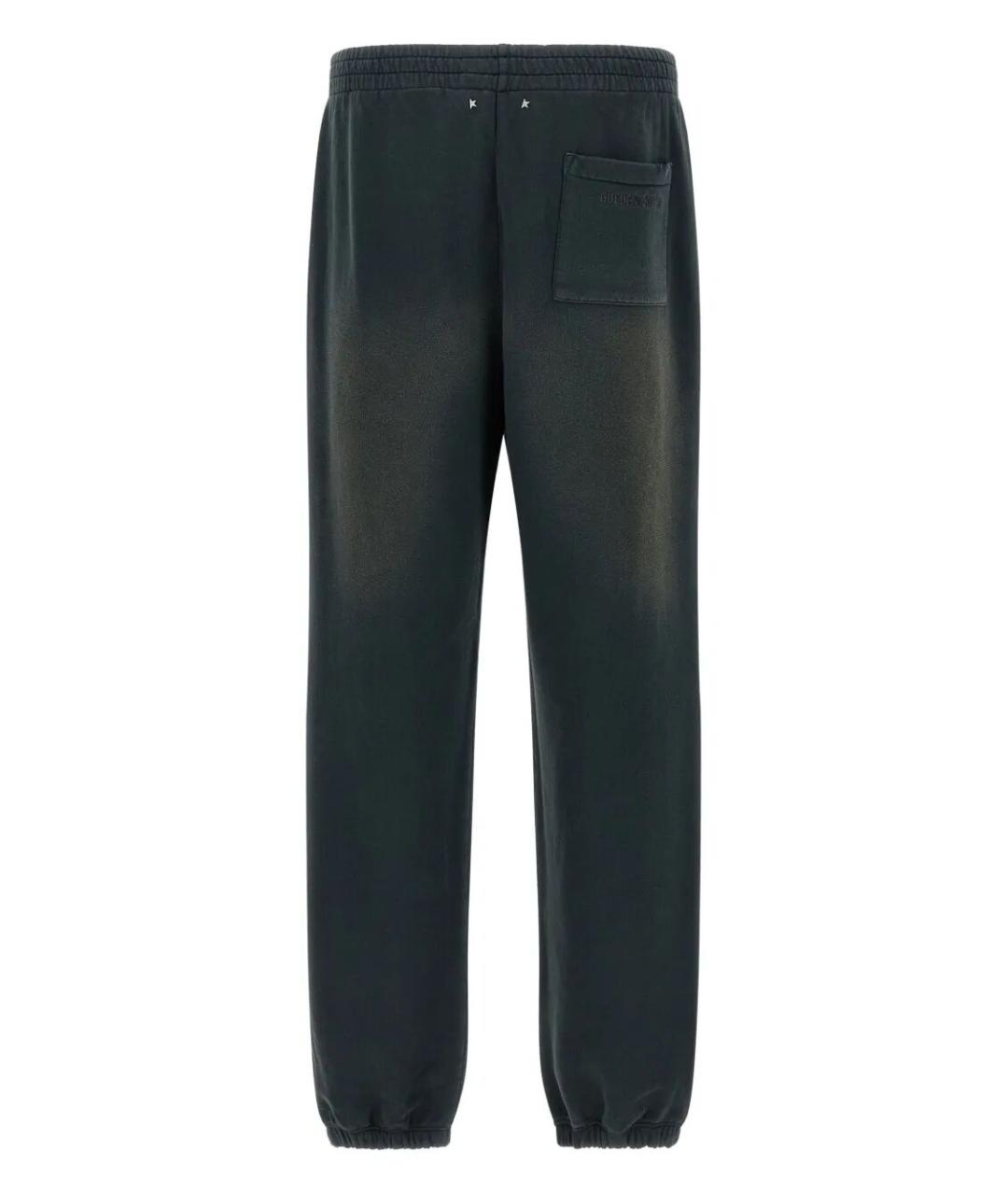 GOLDEN GOOSE DELUXE BRAND Синие хлопковые повседневные брюки, фото 2