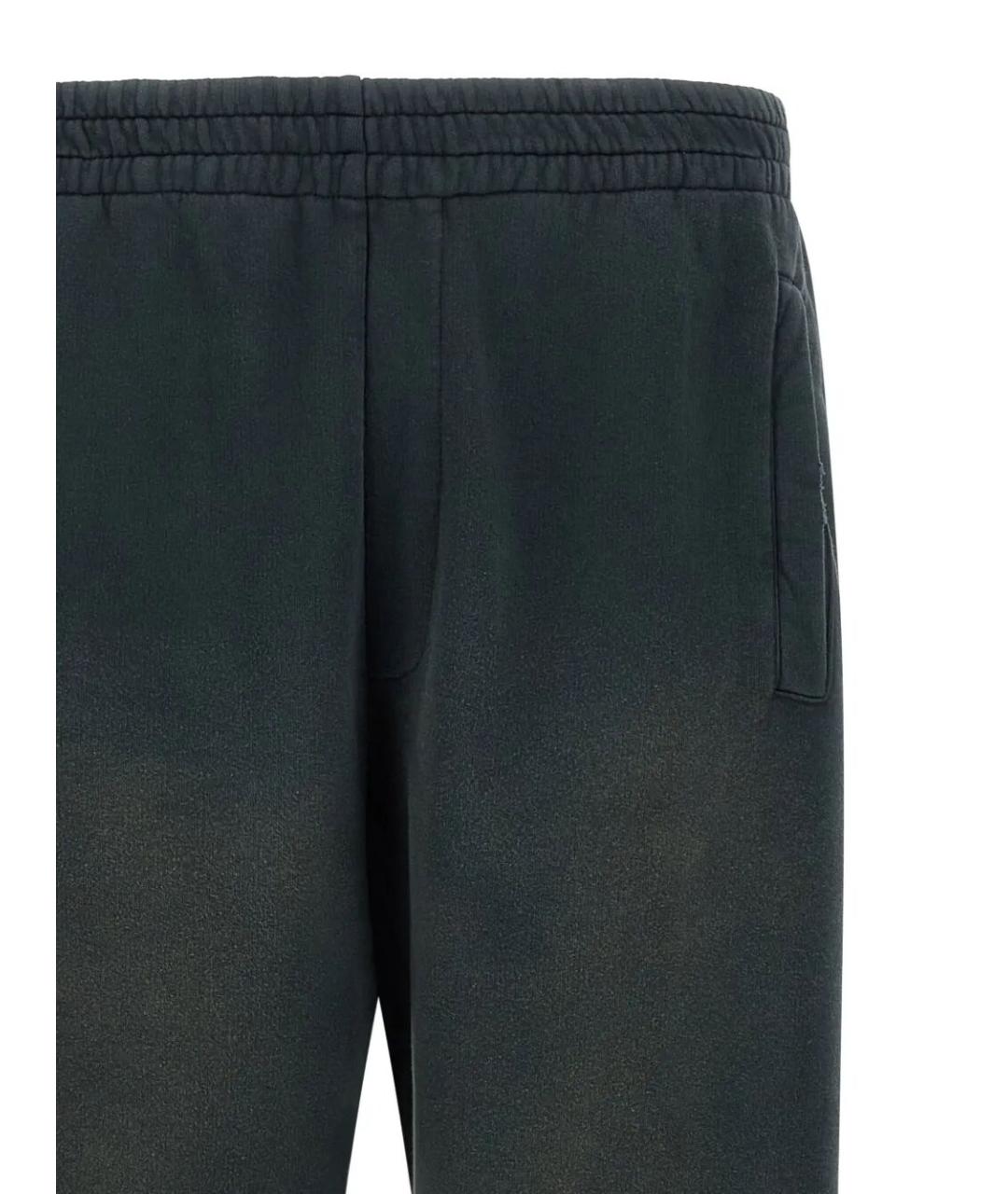 GOLDEN GOOSE DELUXE BRAND Синие хлопковые повседневные брюки, фото 3