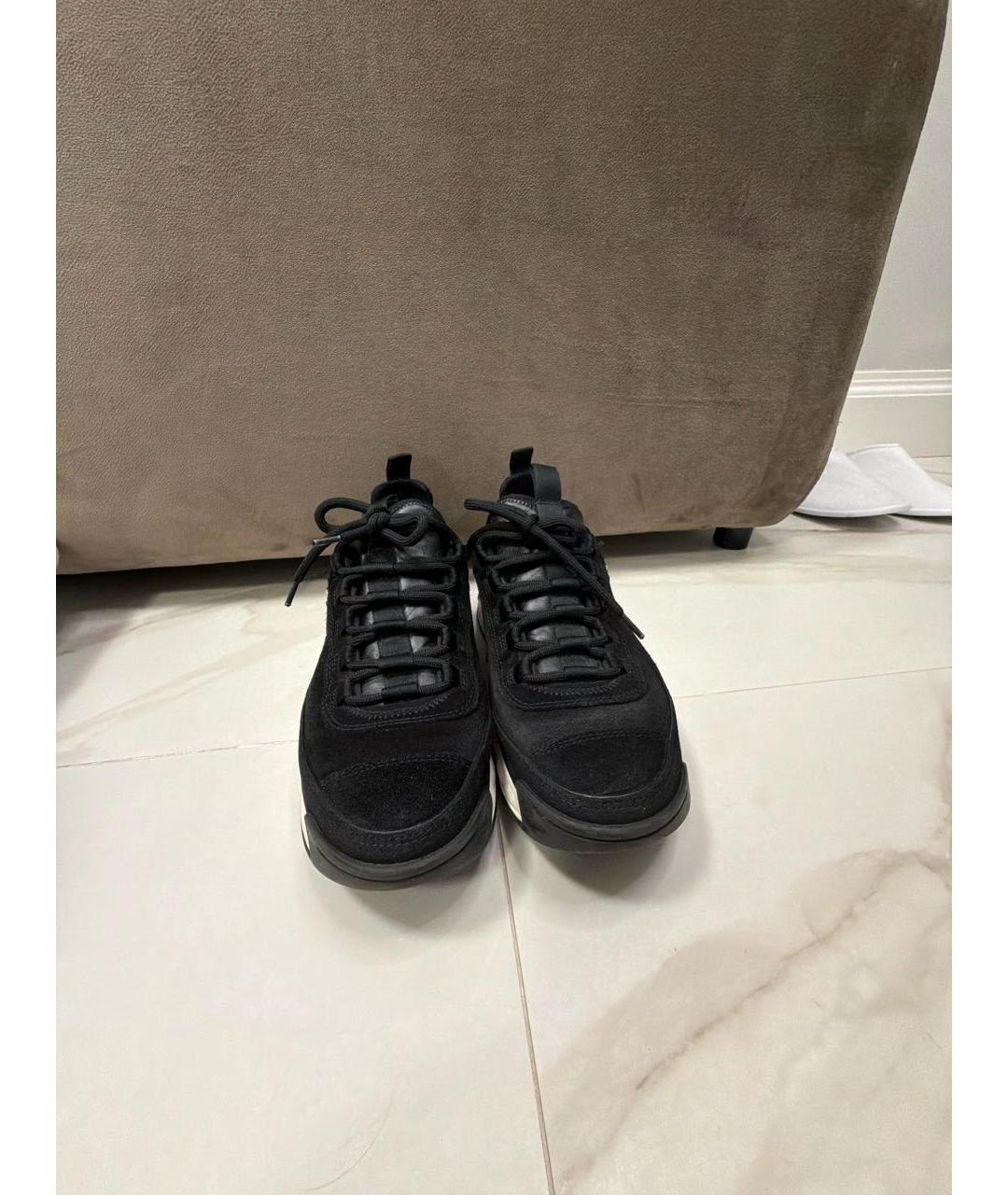 CHANEL Черные замшевые кроссовки, фото 2