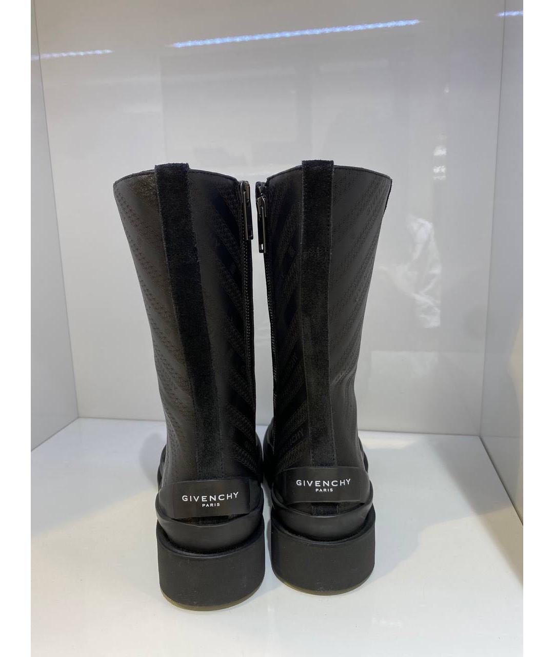 GIVENCHY Черные кожаные ботинки, фото 3