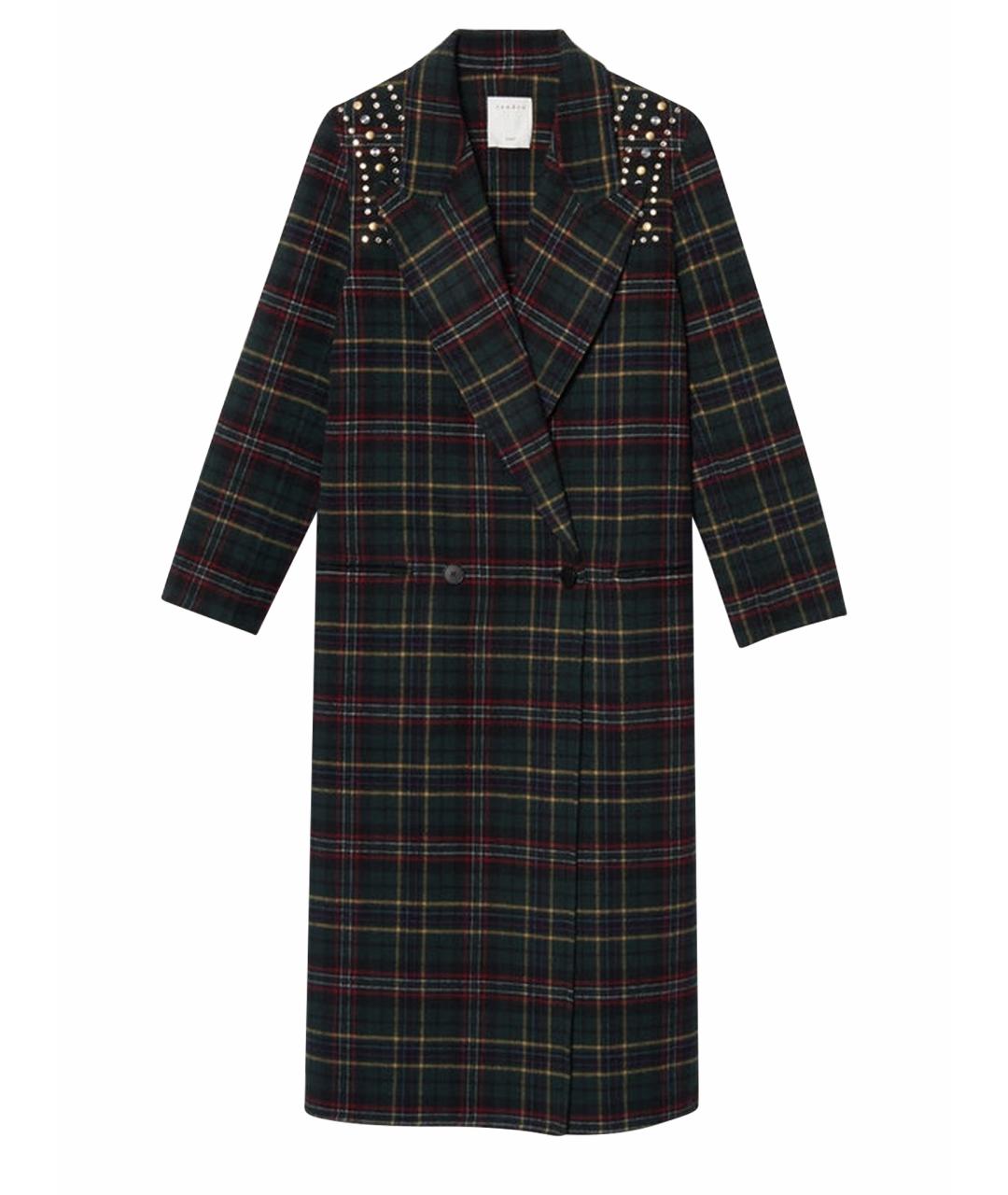 SANDRO Мульти шерстяное пальто, фото 1