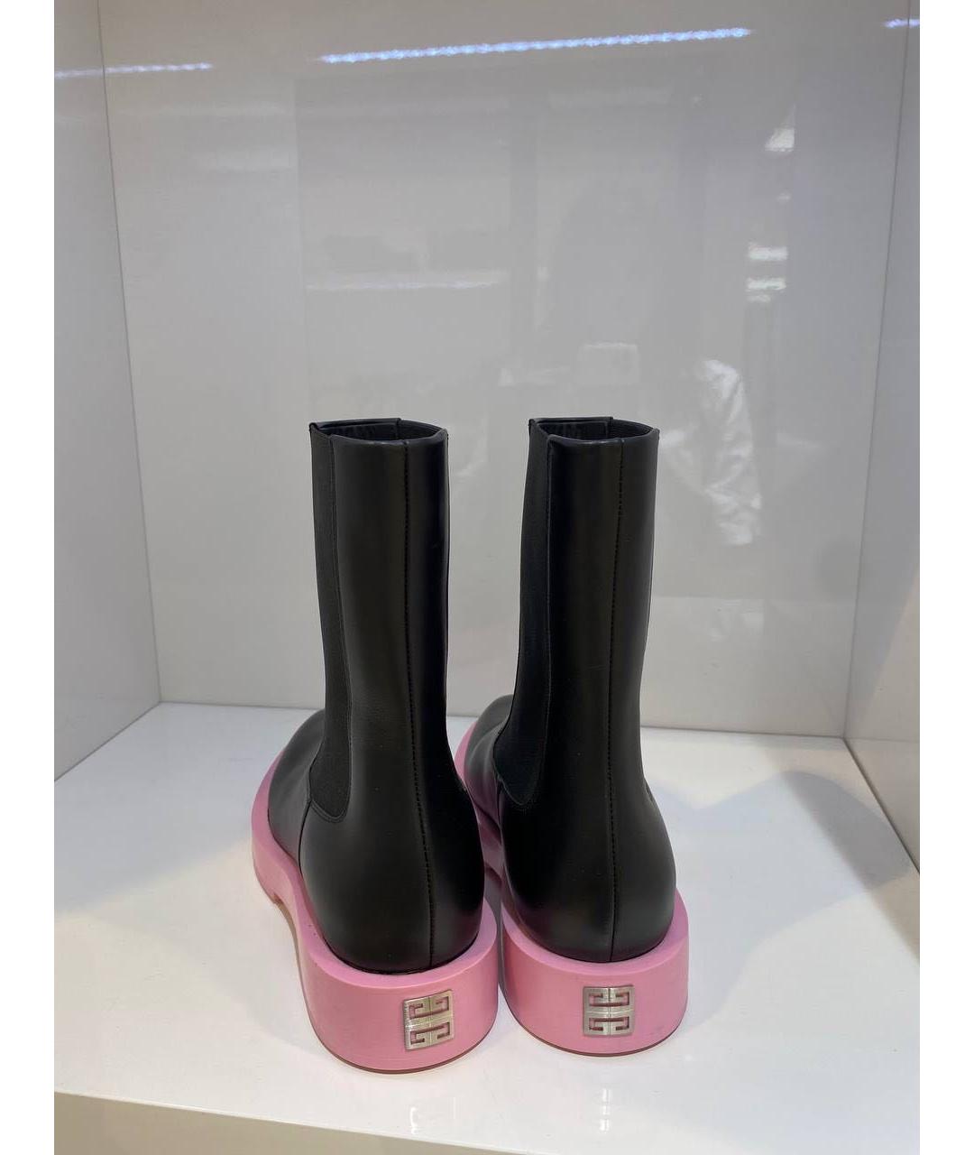 GIVENCHY Черные кожаные ботинки, фото 3